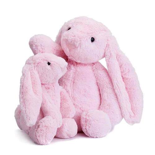 30cm Stuffed Long Ear Rabbit Soft Plush Toys Sleeping Cute B