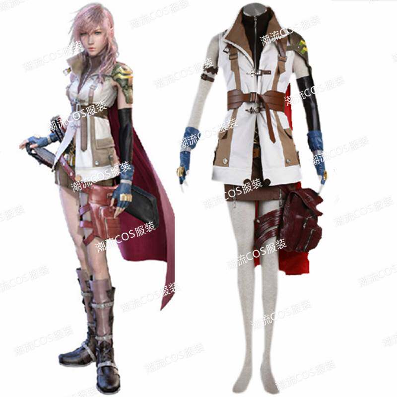 最终幻想13雷霆雷光装动漫游戏Cosplay服装|ruв категории плесень играть/Аниме/вокруг/cos/настольные игры, Косплей одежды/реквизит/услуги, Косплей женской одежды - от Buy2taobao.com для оказания профессиональной услуги покупки агента Taobao