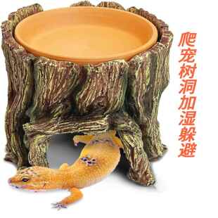 树脂爬虫树洞加湿躲避洞穴躲藏洞豹纹守宫宠物蛇爬宠缸造景装饰