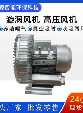 漩涡风机2NB5240ASIH26防腐压鼓风机k高w大功率真空高压旋涡风机
