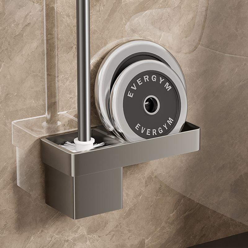 卫生间坐便器马桶打孔马桶刷架