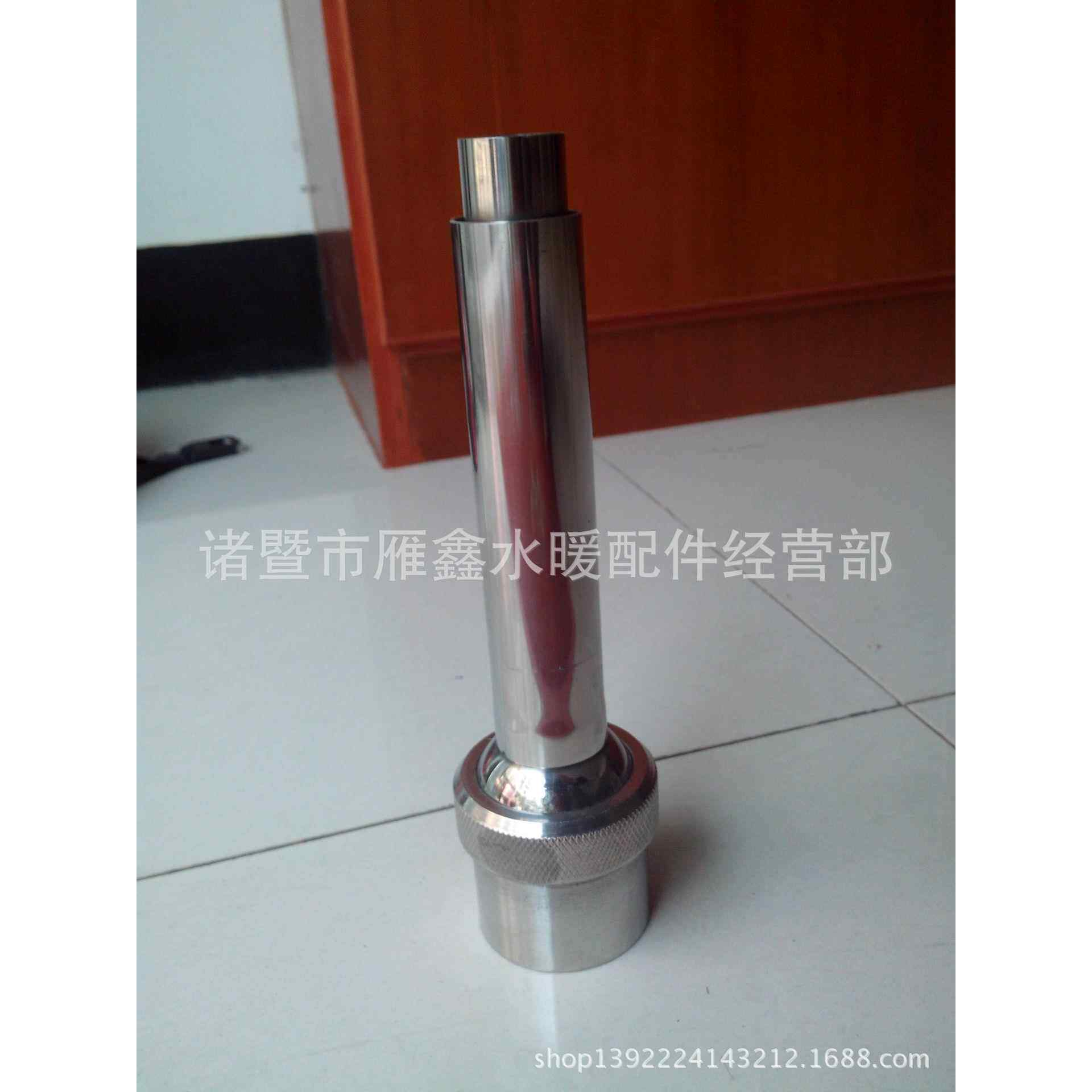 不锈钢1寸1.5寸 可调玉柱喷头 水喷头 装潢管玉柱喷头 广场