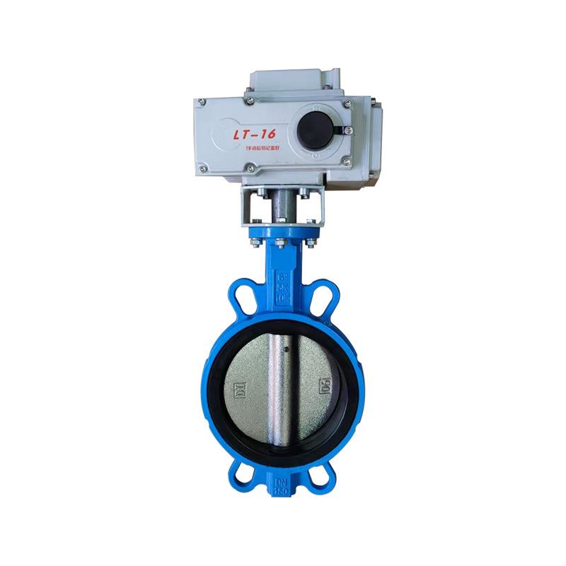 电动对夹蝶阀精小型电动软密封中线蝶阀开关型厂家河北D971X-16Q