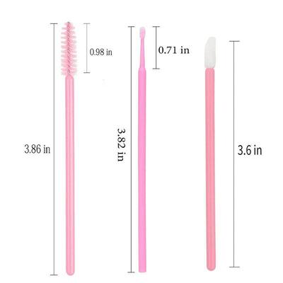 200pcs Disposable Brushes Set Mascara Wands Lip Brushes Micr