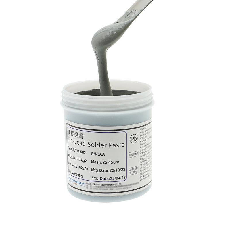 有铅锡膏Sn62TPb6Ag焊RXR膏SM锡膏Q2FN爬锡好活性强焊点无光亮锡