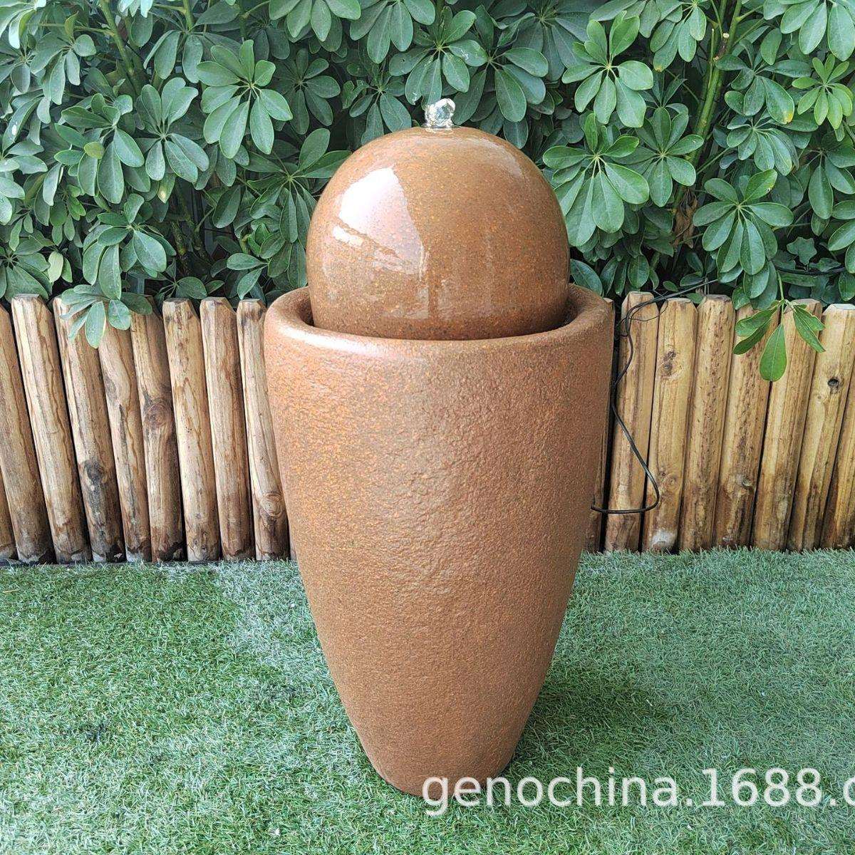 喷泉工艺品家庭庭院花园喷泉摆件插电款