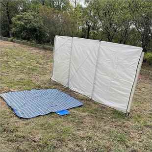 户外致露营围阵风幕焚火台挡板墙精阵幕炉具帐篷防ICQ风挡野营遮