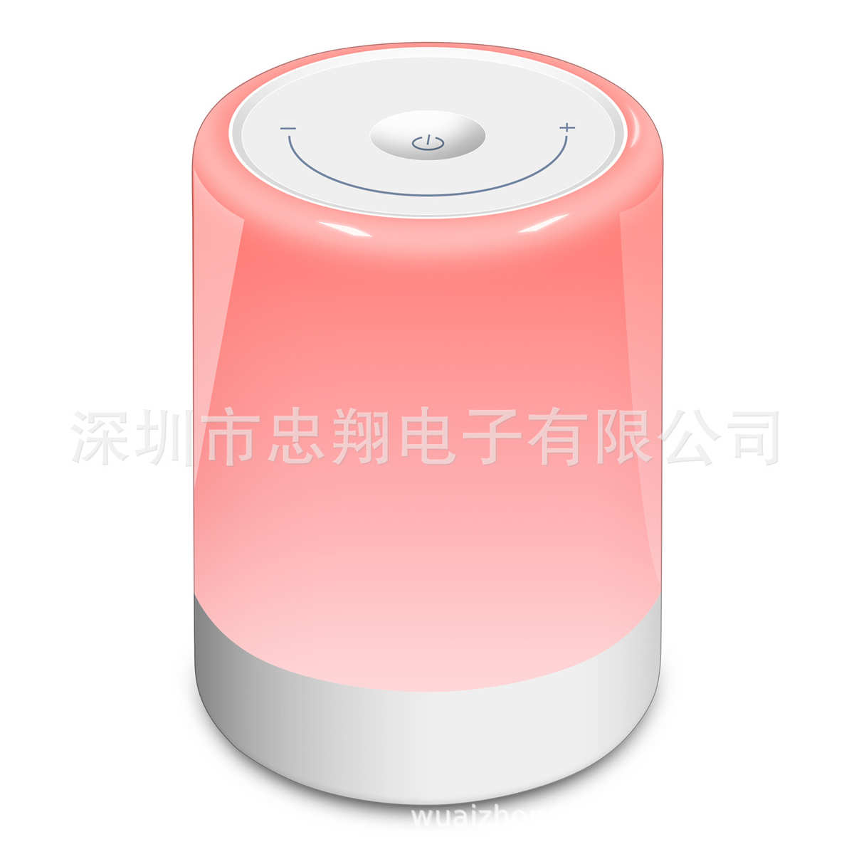 新款led小夜灯滑动调光七彩氛围亚克力床头创意卧室台灯