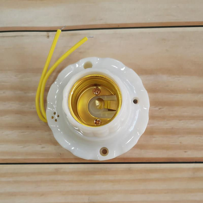 厂家节能灯led灯两用声光控延时开关灯口 声控E27螺口式灯座