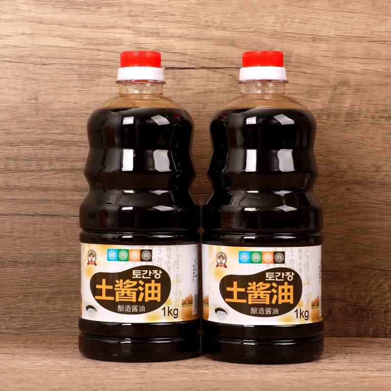 延边峰山酱油锋山土酱油黄豆酿造酱油家用调味品无麸质1L装包邮