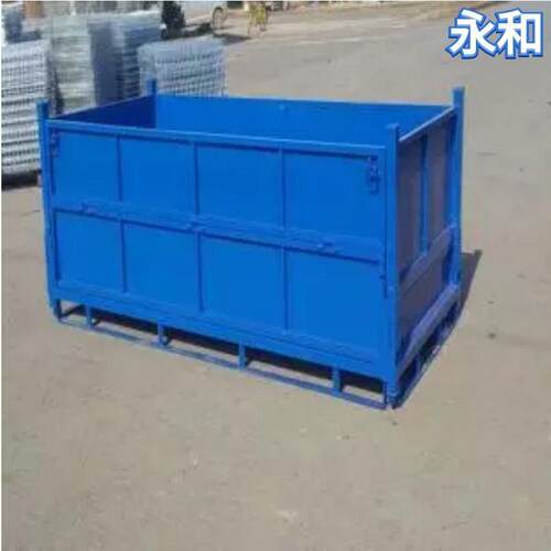 折叠重型仓储笼折叠物流分拣物料框仓库储物箱货物周转箱铁皮