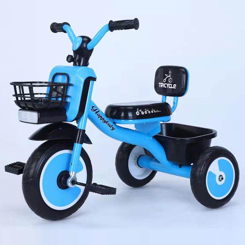 供货外贸儿童三轮车高景观宝宝脚踏车脚蹬车3-6岁小孩玩具车