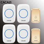 音量58无线门铃防水四首带门铃4二 家用拖音乐远距离门铃记忆遥控