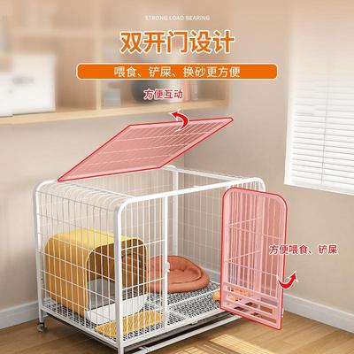 猫笼子家用无品牌/室内猫超自由空间带厕所一双层体猫大别墅窝猫