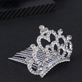 Wedding Girls Hair Accessories Headdress Crown Crystal Kids