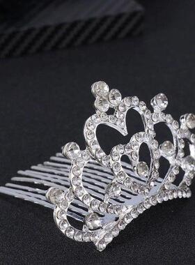 Crown Kids Girls Wedding Hair Accessories Crystal Headdress