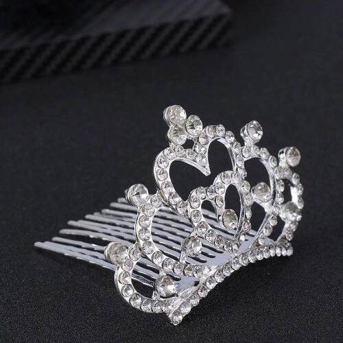Crown Kids Girls Wedding Hair Accessories Crystal Headdress