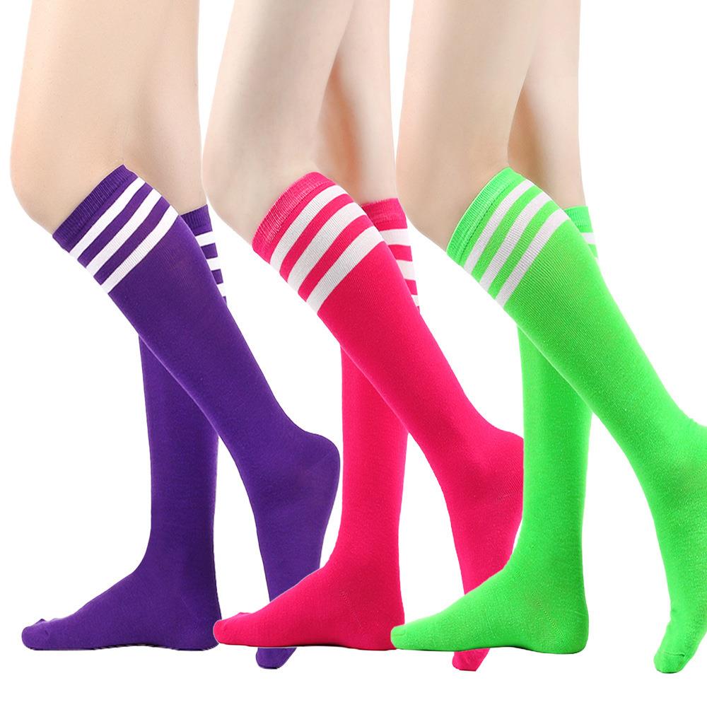socks calf socks performance party socks striped adult