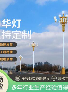 户外LED灯一体化玉兰灯八叉九火中华灯庭院景观市政道路照明灯