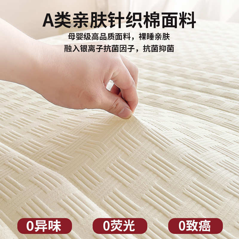 乳胶床垫遮盖物家用卧室软垫子榻榻米海绵垫单人床褥租房专用