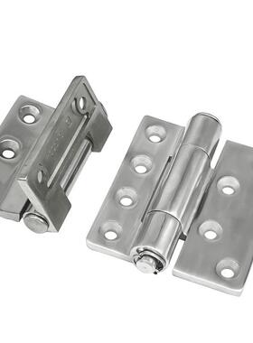 304不锈钢工业平开合页HT075-1/2/3重型合页加厚柜门机械设备铰链