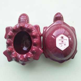 梳头用长寿龟 批发头部手脚按摩用锗石龟梳 阿鲁米纳红石龟梳