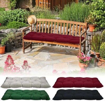 Outdoor Bench Cushion Waterproof Sunscreen Wood Chair