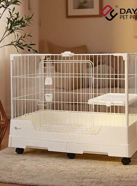 达洋兔笼新款R81豪华防喷尿兔子专用笼子小号双层家用宠物兔笼