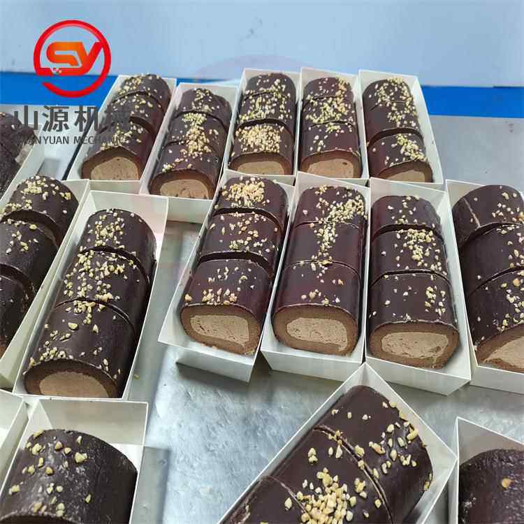 铜锣烧蛋糕涂层巧克力设备 可可派巧克力涂层机 饼干裹可可脂机器