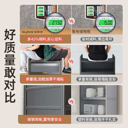 房置物架多功能地落层收纳架子DPC微波厨炉锅碗餐多边储物橱柜