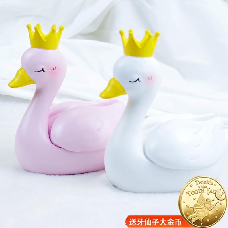 儿童乳牙收纳盒女孩宝宝装放掉换牙齿纪念防氧化收集保存器收藏瓶