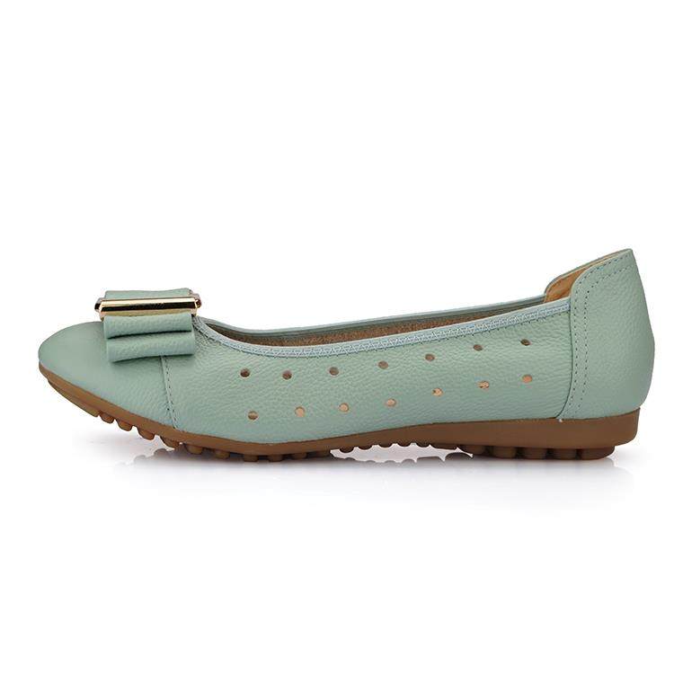 正品头春秋特大码真皮女鞋妈圆口软底妈鞋平跟平浅底工作鞋防滑豆,女鞋,浅口单鞋,淘宝优惠券,粉丝福利购,淘宝优惠卷