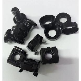 网络机柜螺丝螺母 机柜配件 m6螺丝卡式螺母 标准机柜螺丝