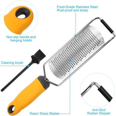 Zester Grater Lemon Kitchen Food Shredder Cheese Parmesan