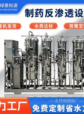 全自动不锈钢水处理设备去离子出水直饮纯水设备工业ro反渗透设备