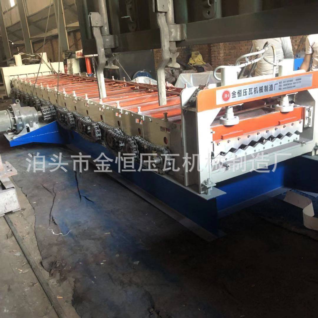 全自动粮仓机钢仓板机铁皮粮囤成型机粮仓波纹板金属成型设备