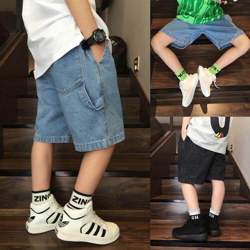 Boys Pants Children All-match Five-point Pant Hip-hop nd Kid