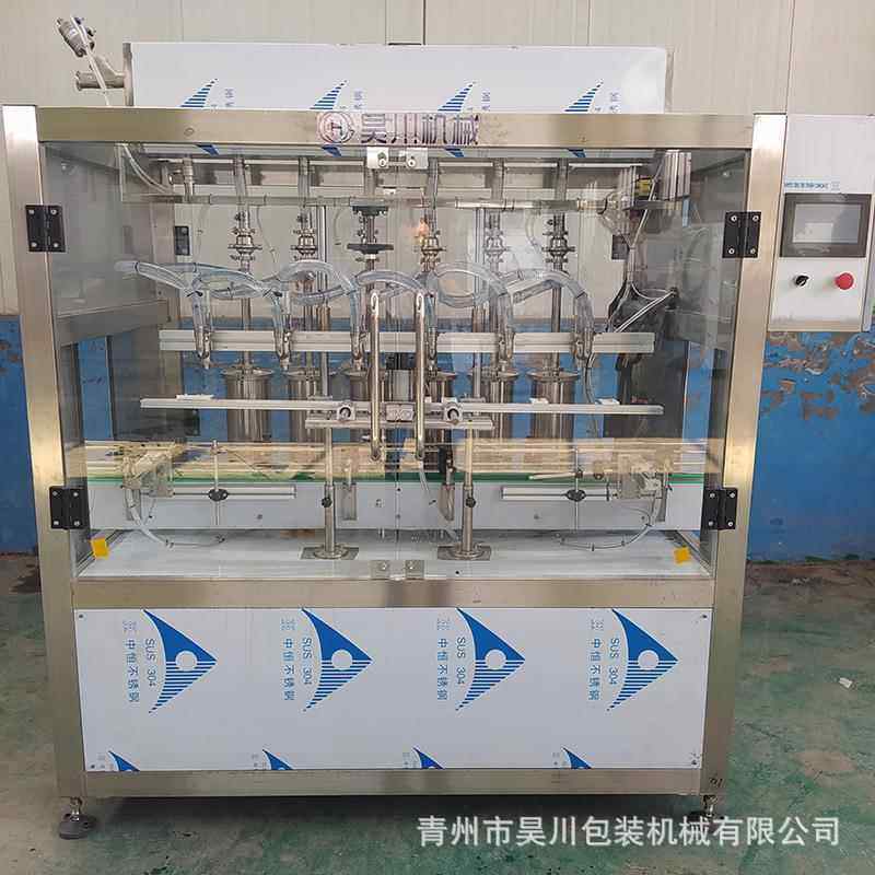 全自动洗衣液洗发膏洗洁精洗化凝胶蜂蜜酸奶柱塞灌装机灌装线