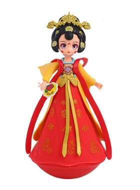 不倒翁小姐姐西安旅游纪念品大唐不夜城伴手礼物摆件特色文创礼品