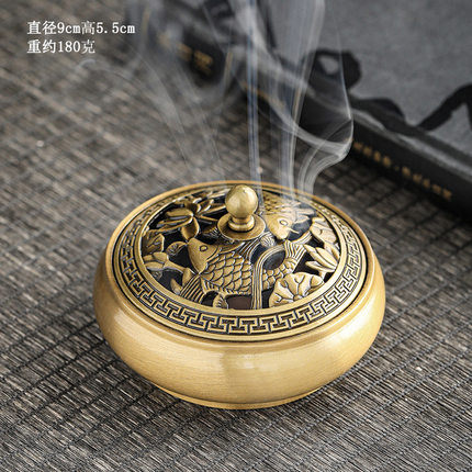 香炉老式新款迷你高级家用香薰炉佛香室内炉香瑜伽香熏号中国大艾