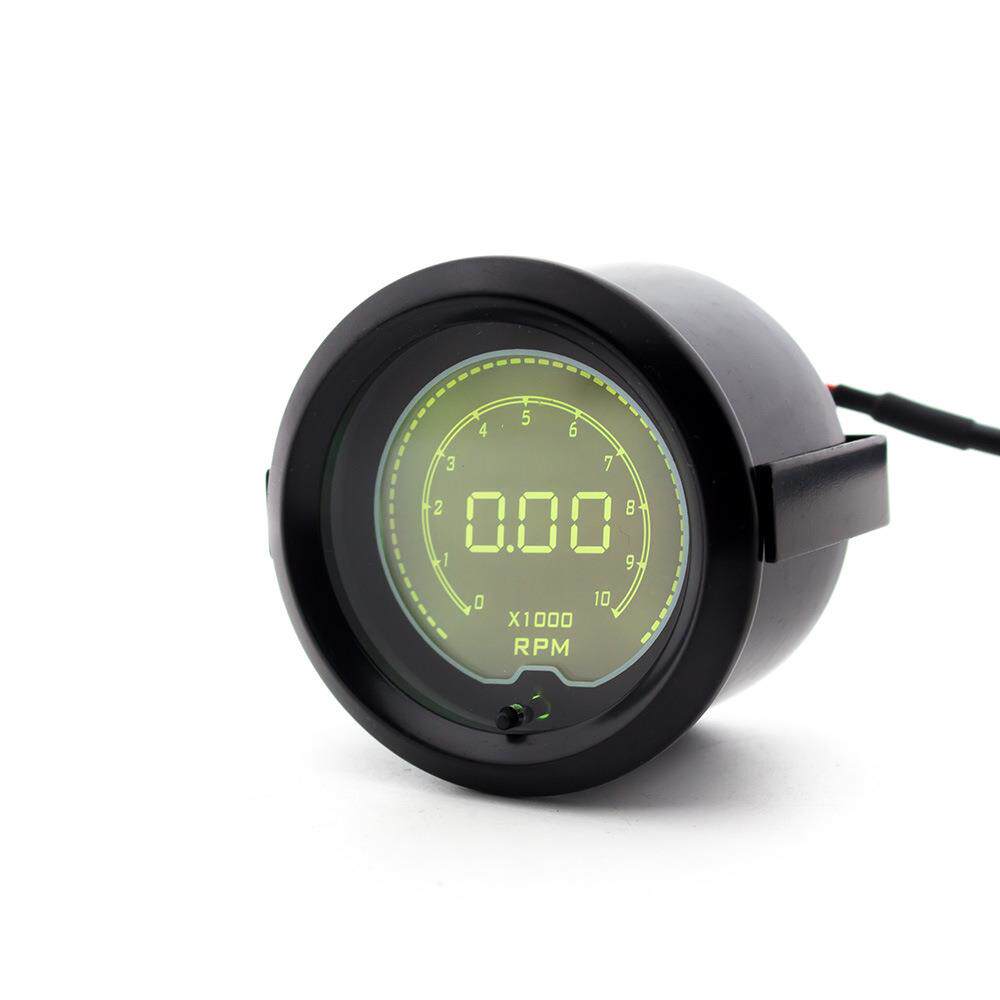 汽车改装EVO转速表2寸52mm0-10000RPM LED数显7色背景灯转速仪表
