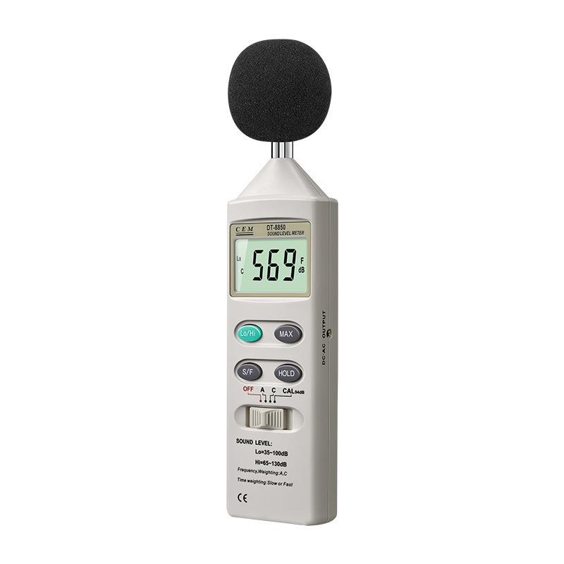 CEM华昌17293厂家监直销分贝计音盛量声音仪噪声测仪DT-8850