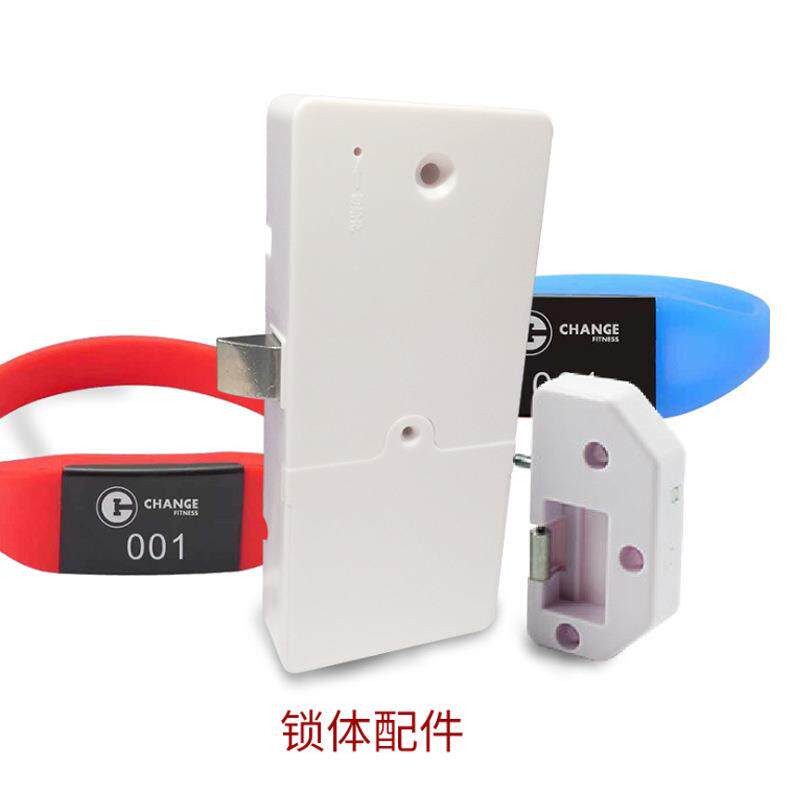 密码柜汗RF-853密柜蒸桑拿更锁衣柜台球杆卡柜锁刷储物柜门感应电