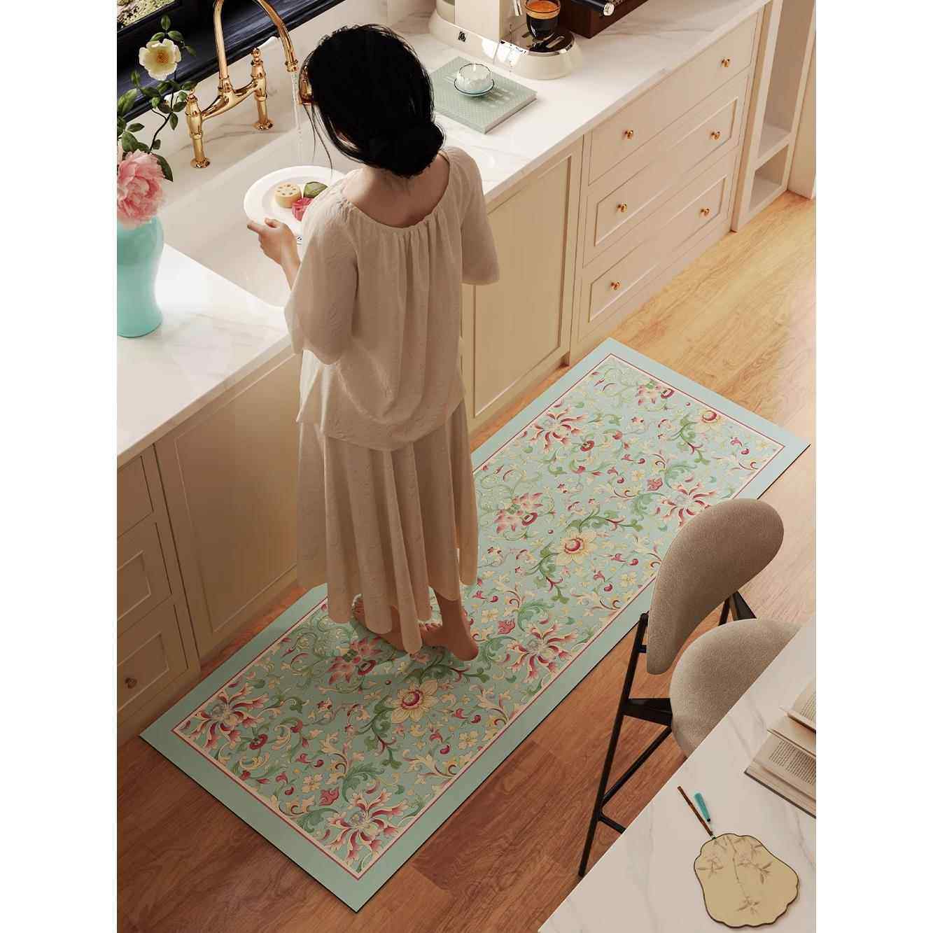 玉黛春新中式硅藻泥厨房地垫防油吸水垫门口耐脏脚垫专用满铺地毯,个性定制/设计服务/DIY,地毯/地垫定制,淘宝优惠券,粉丝福利购,淘宝优惠卷