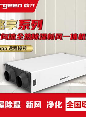 精装房别墅地下室小洋房双向流带全热除湿新风净化一体机