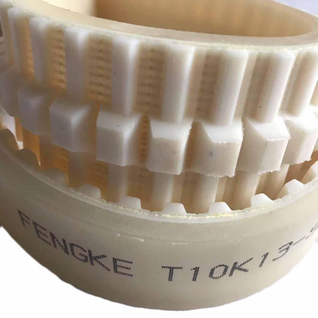 供应芳纶芯PU同步带 背面加PU 齿面加导条 T10K13-980-4PU