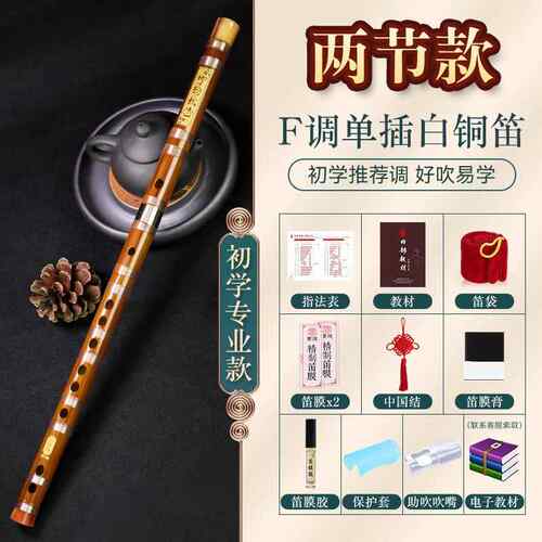 正品专业笛器初学者成零基础入门笛子人乐DEFC儿竹童G调演奏级横