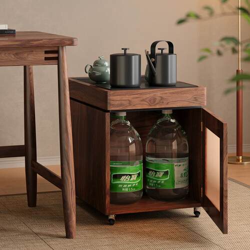 正品木小咖叁森移可动茶桌阳台茶水 边柜实木茶台边几榻榻小米小