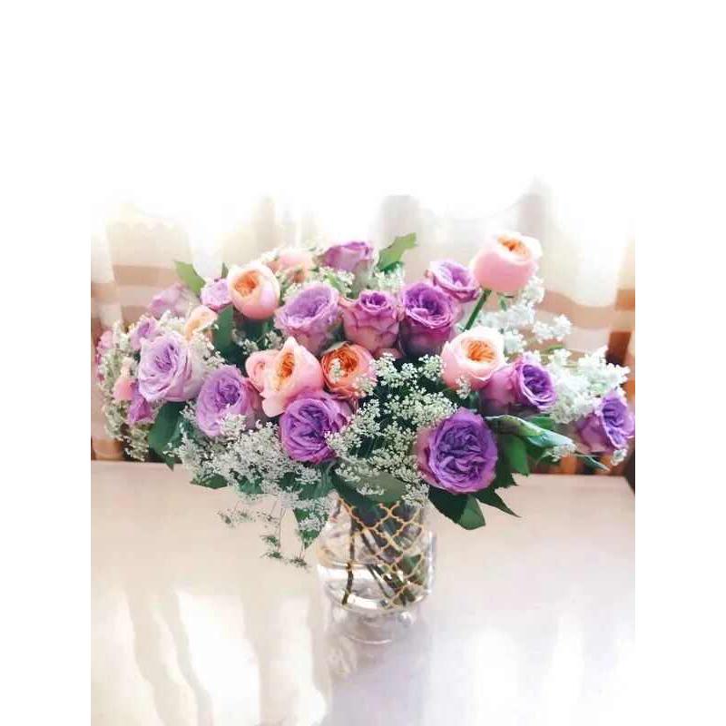 云南单花鲜花混搭鲜花每周一花包月速递一共四束套餐全国配送包邮