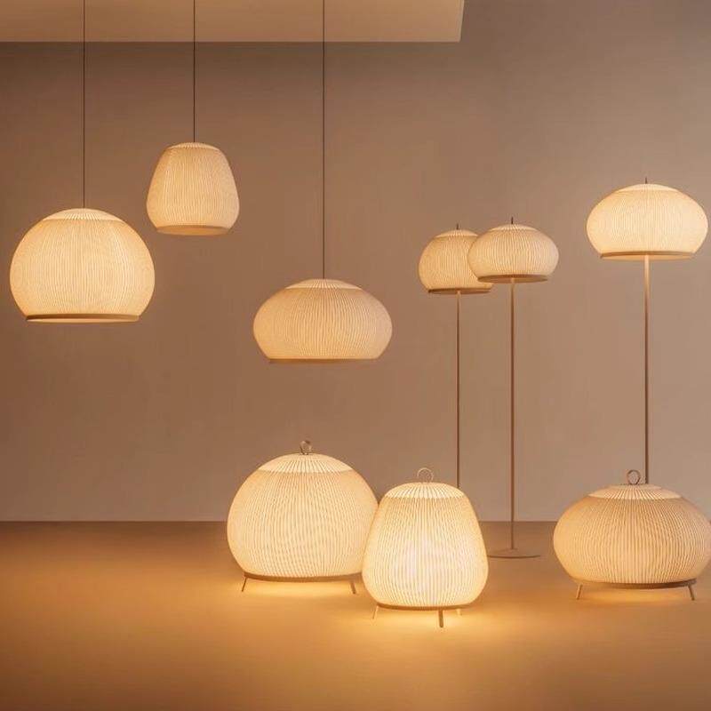 Vibia-Knit西班牙高端客厅落地灯奶油风沙发茶室卧室展厅立式台灯